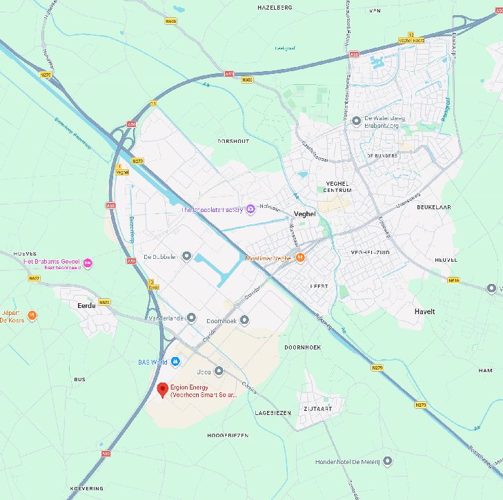 zonnepanelen thuisbatterij Veghel op kaart